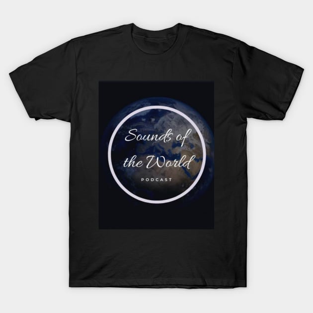 Podcast Design T-Shirt by Sounds of the World Podcast